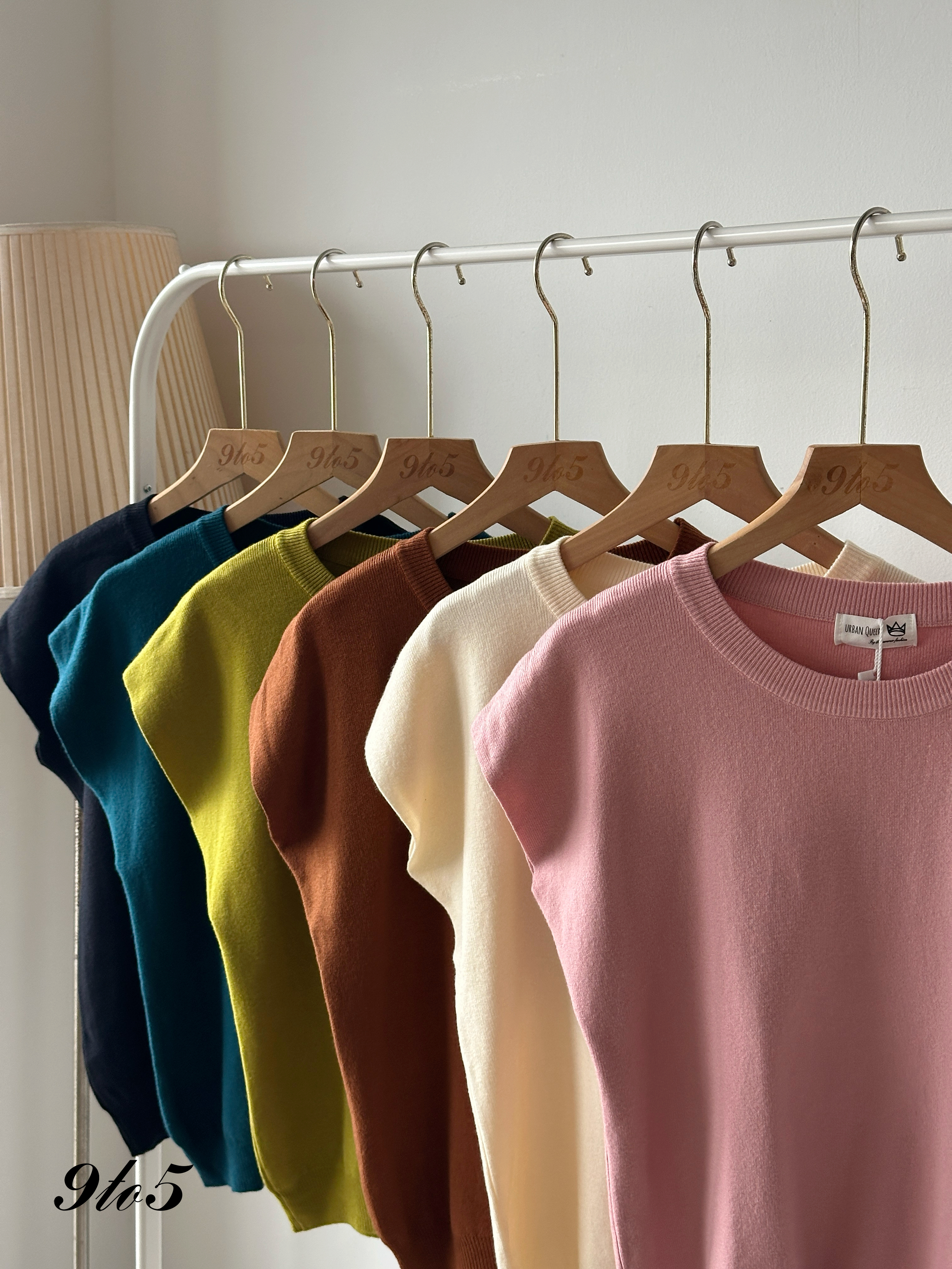 T4113 Cape Sleeve Knit Top - 6 Colors 