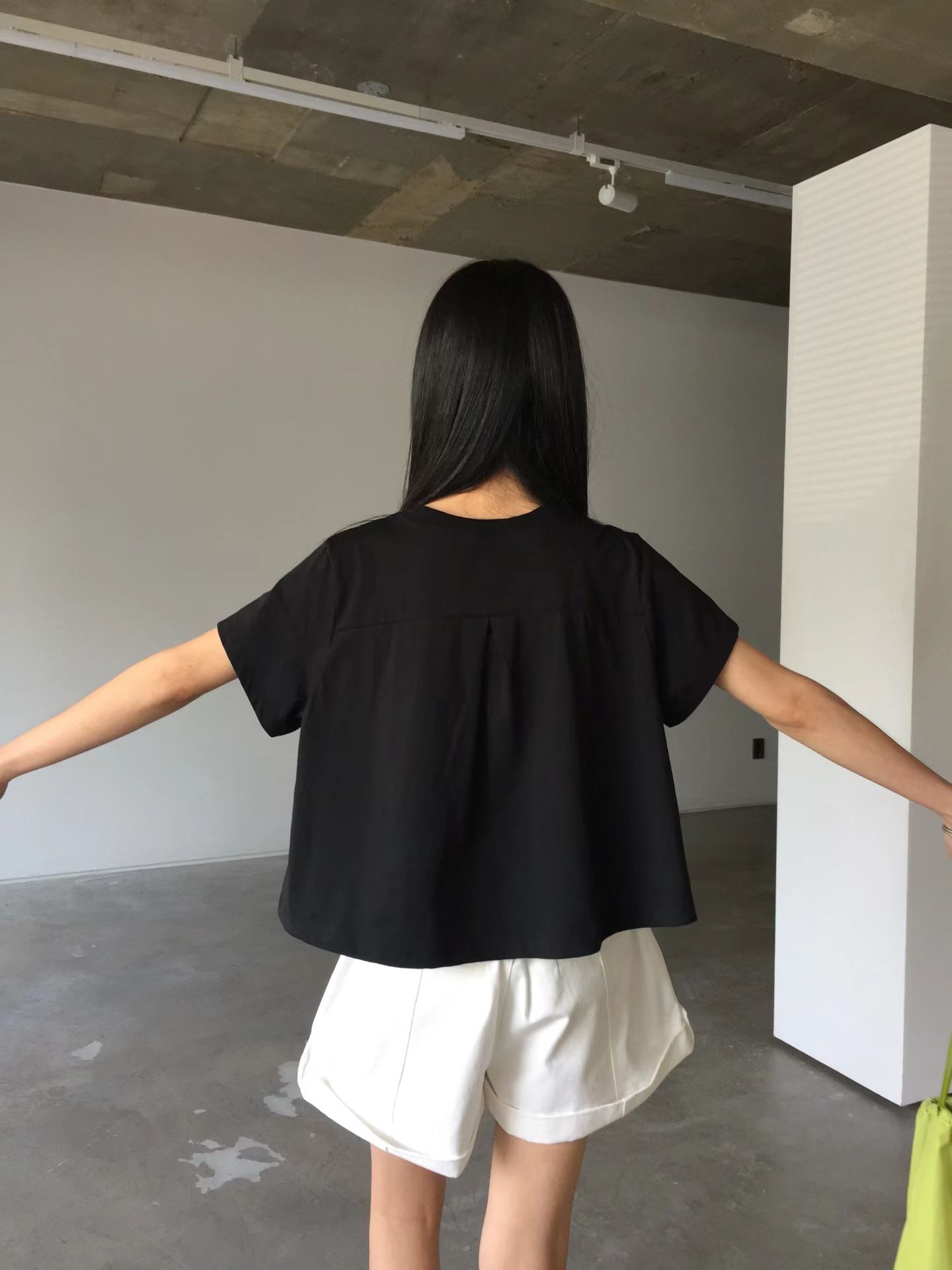 Basic crop tee #top134