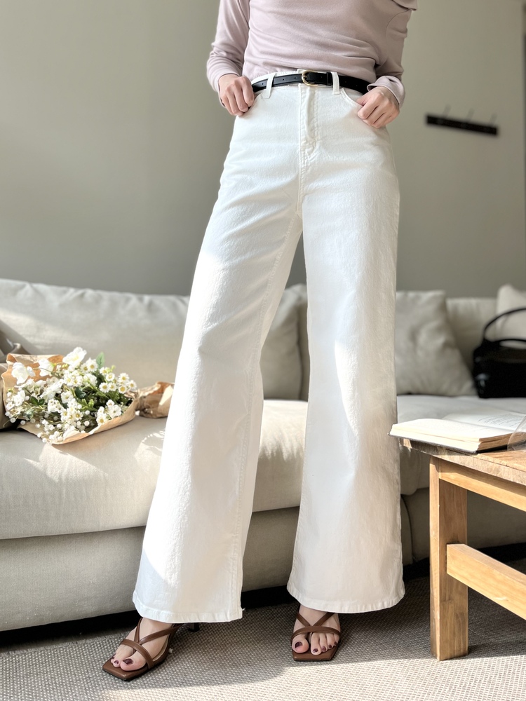 White Flared Jeans