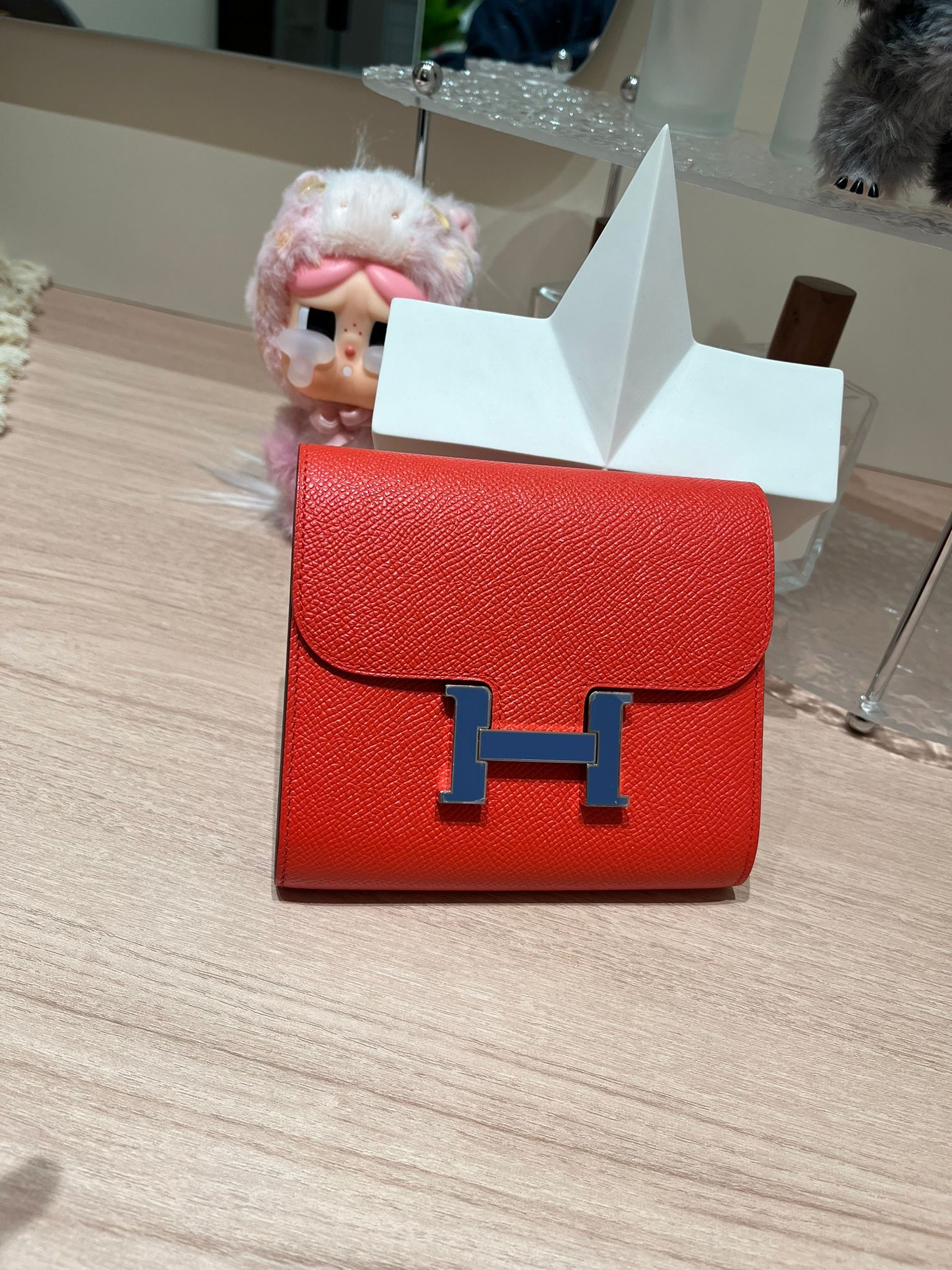 Hermes Constance Wallet Stamp C 100%Authentic, 98%New ✅Box