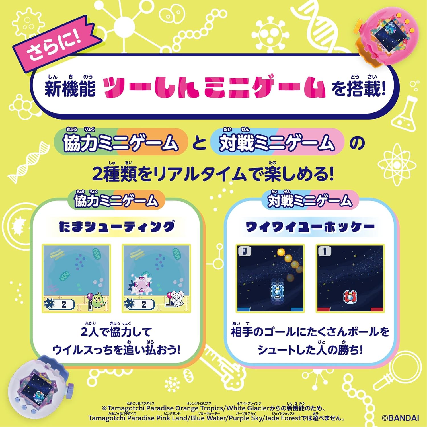 (預訂訂金 $200) (總價 $449) Bandai Tamagotchi Paradise White Glacier Premium Set 冰雪海洋 特別套裝 (行版) 