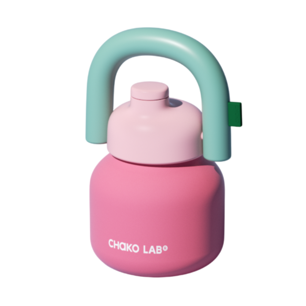 📦訂購 台灣代購 CHAKO LAB 不鏽鋼保溫拎拎壺 (粉紅假期)