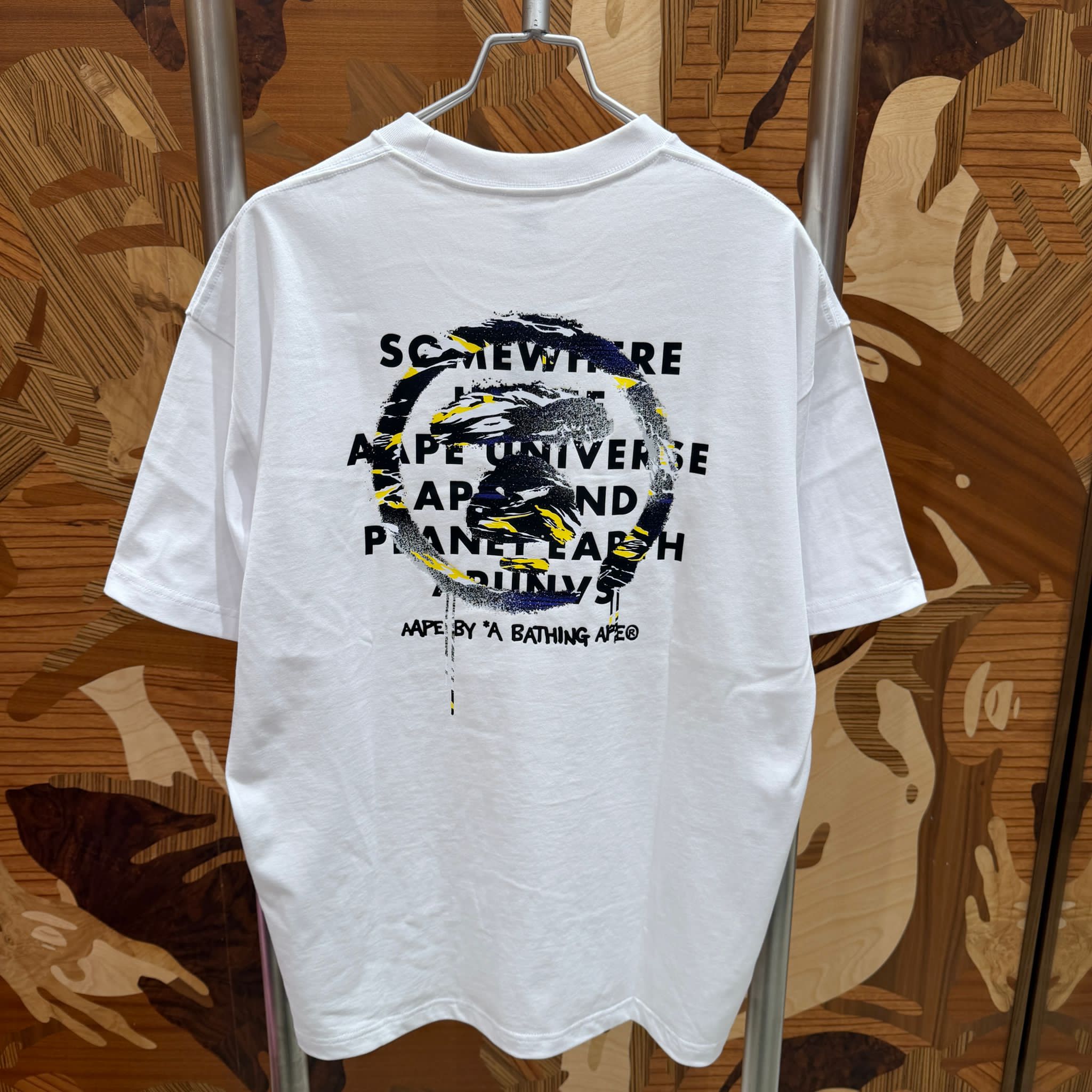 AAPE Relaxed fit AAPEUNVS graphic tee (1839) 寬鬆版