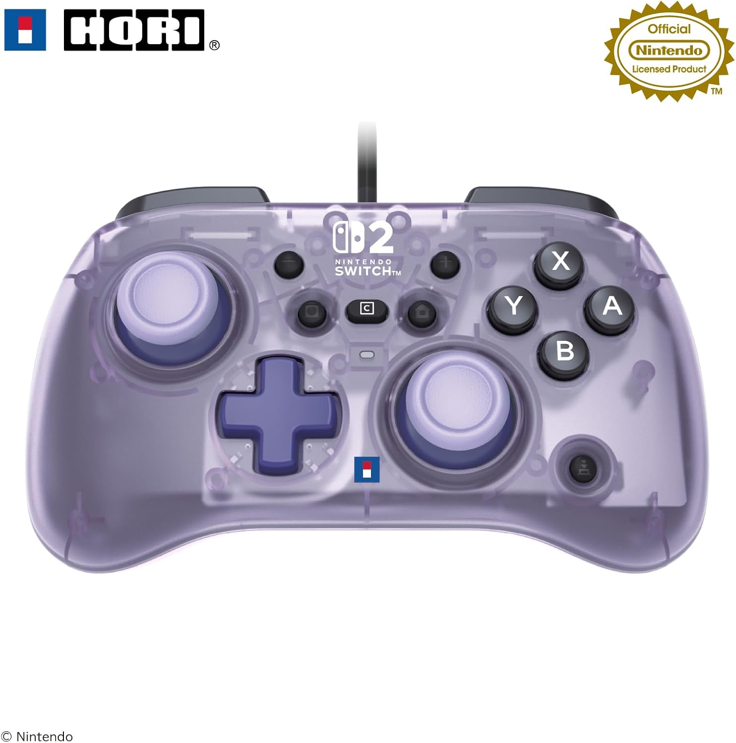 【預售 26年4月】SW2 HORI 有線 mini 控制器 TURBO 迷你版 (紫色) NSX-225 PO0544