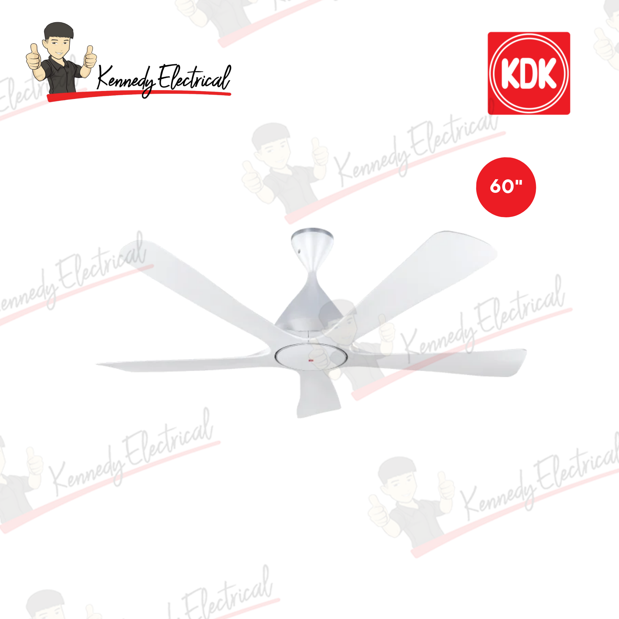 KDK 60" WiFi Remote Ceiling Fan K15YC