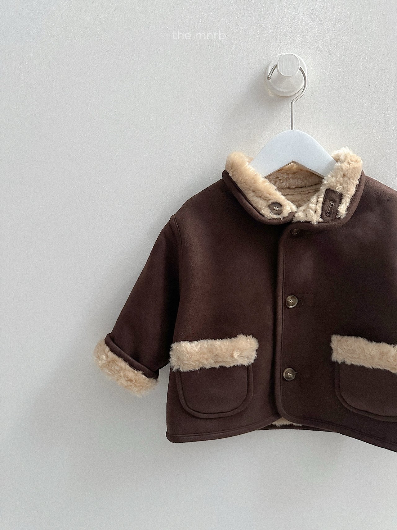 Mnirobe | Reversible suede jacket