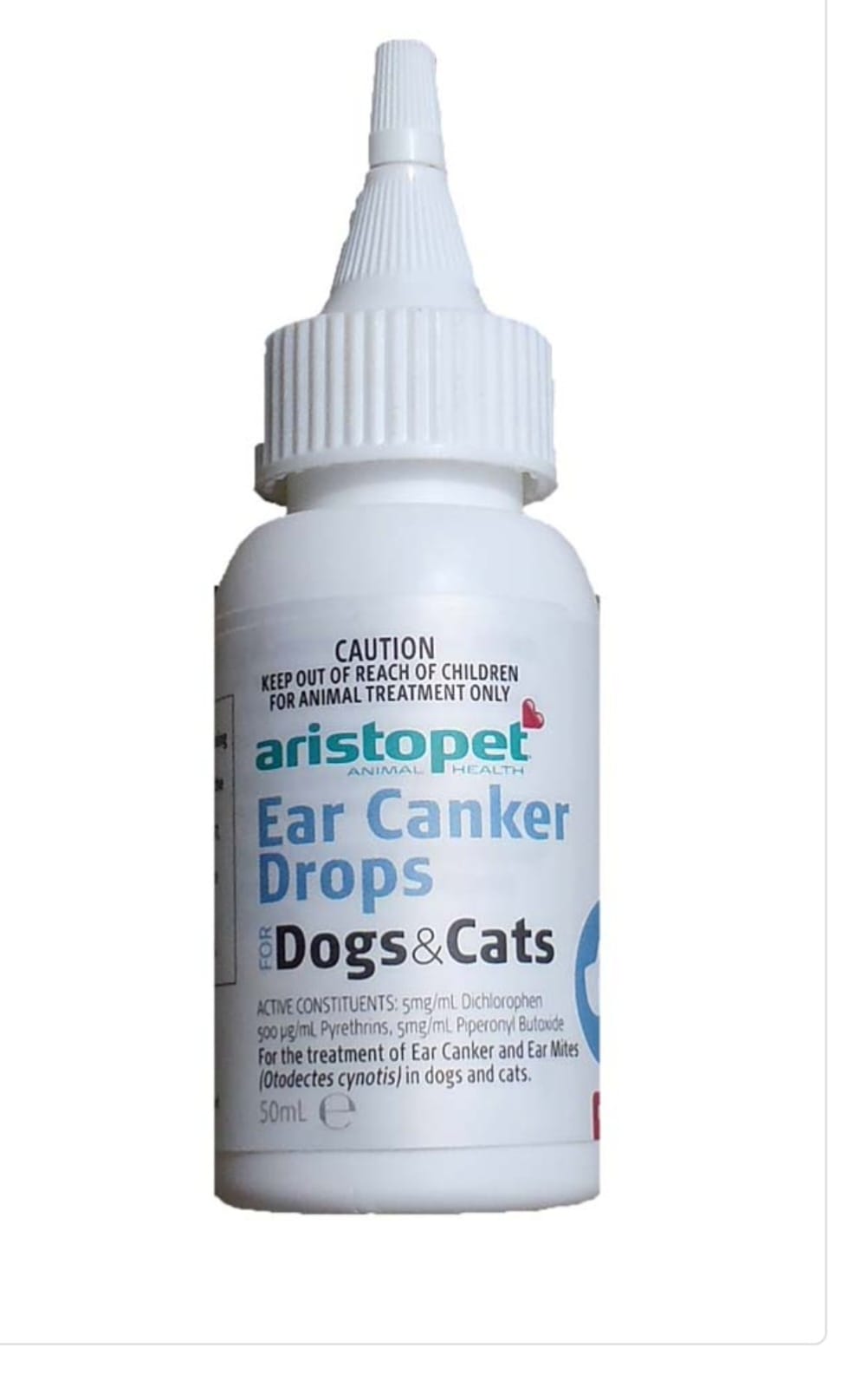 Aristopet澳洲 貓犬殺耳蝨耳水 Ear Canker Drops 50ml (貓犬用)