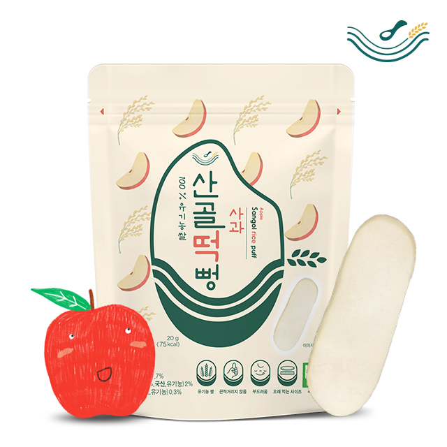 韓國內銷生態媽媽山谷有機米餅-20g