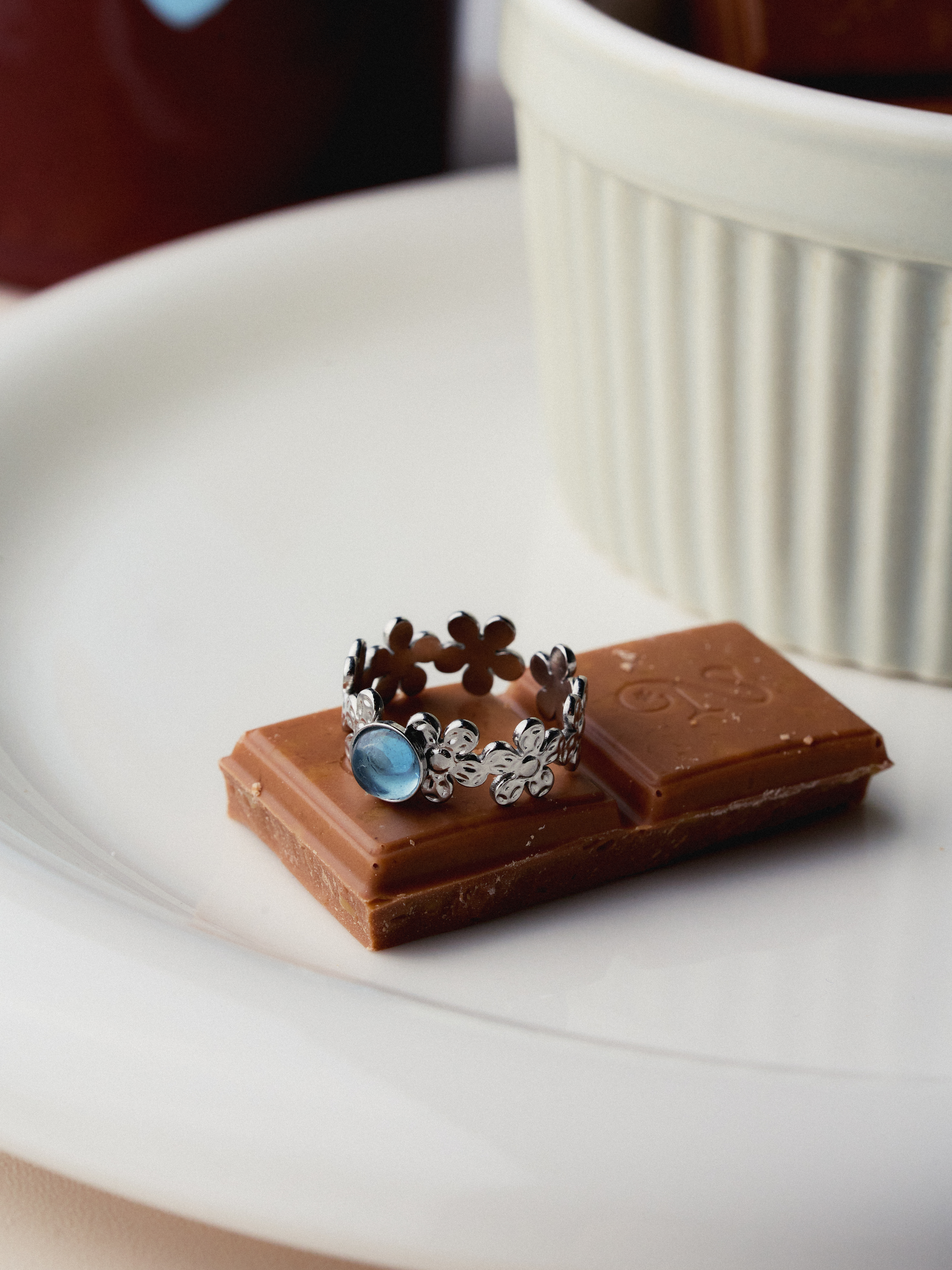 Mocha Bleu Ring