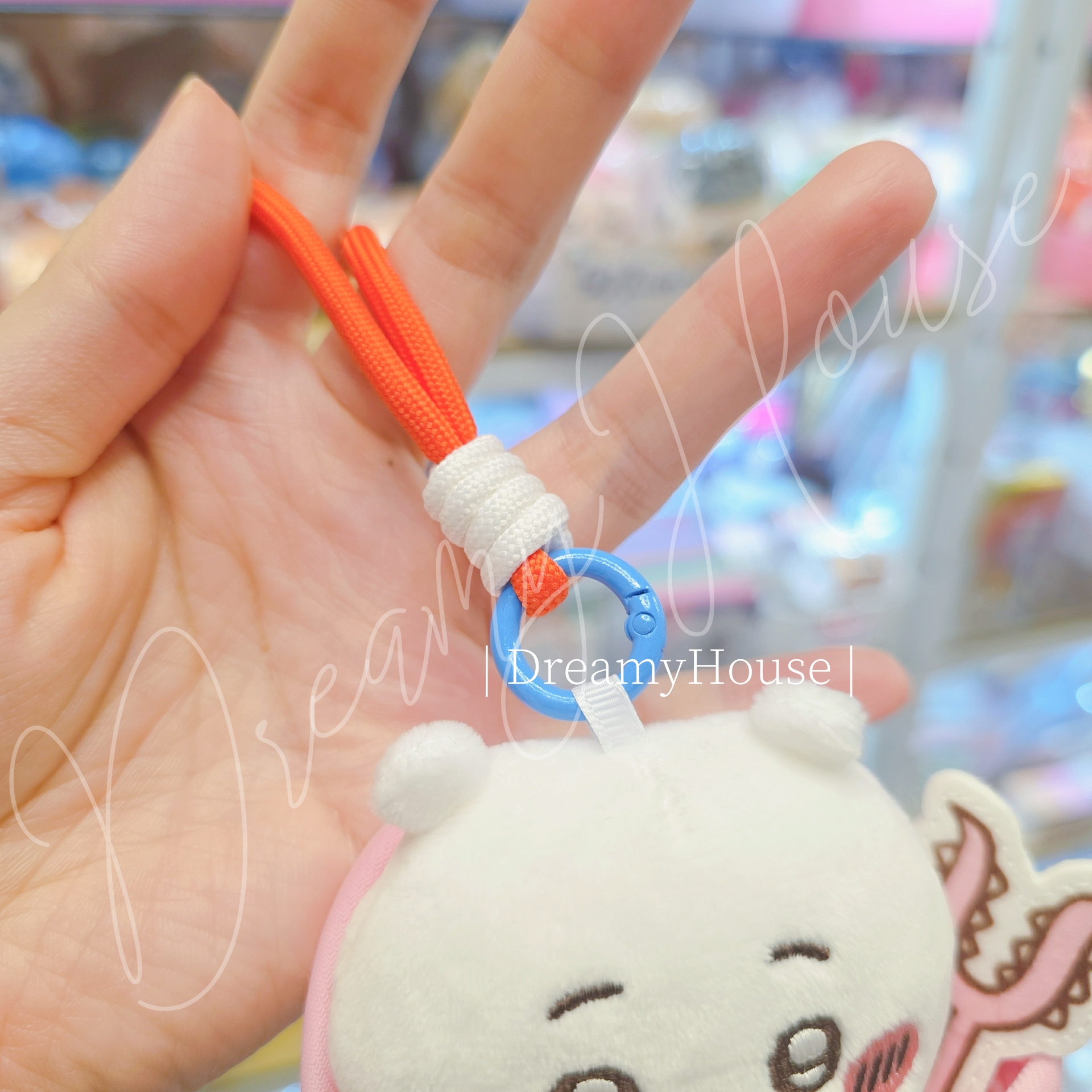 香港 Chiikawa 「CHIIKAWA SHOP in HONG KONG」紅白藍系列 公仔吊飾