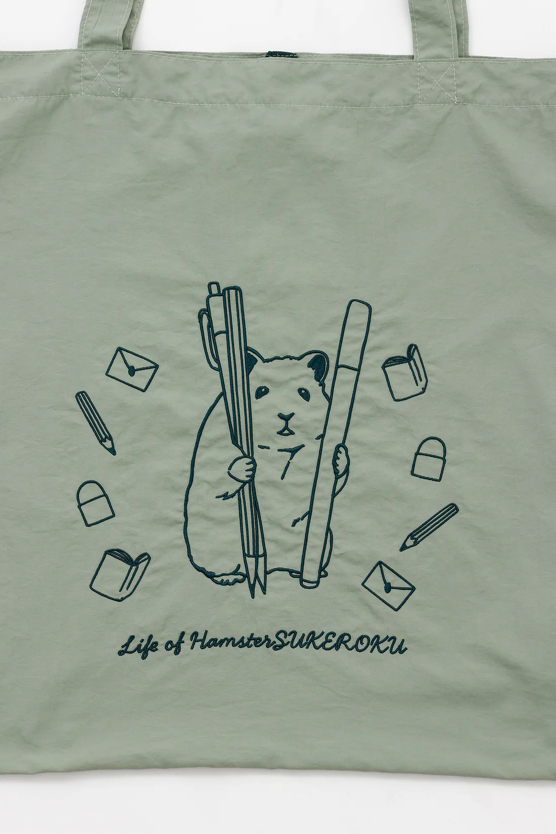 日本預訂📍助六之日常刺繡圖案Tote Bag