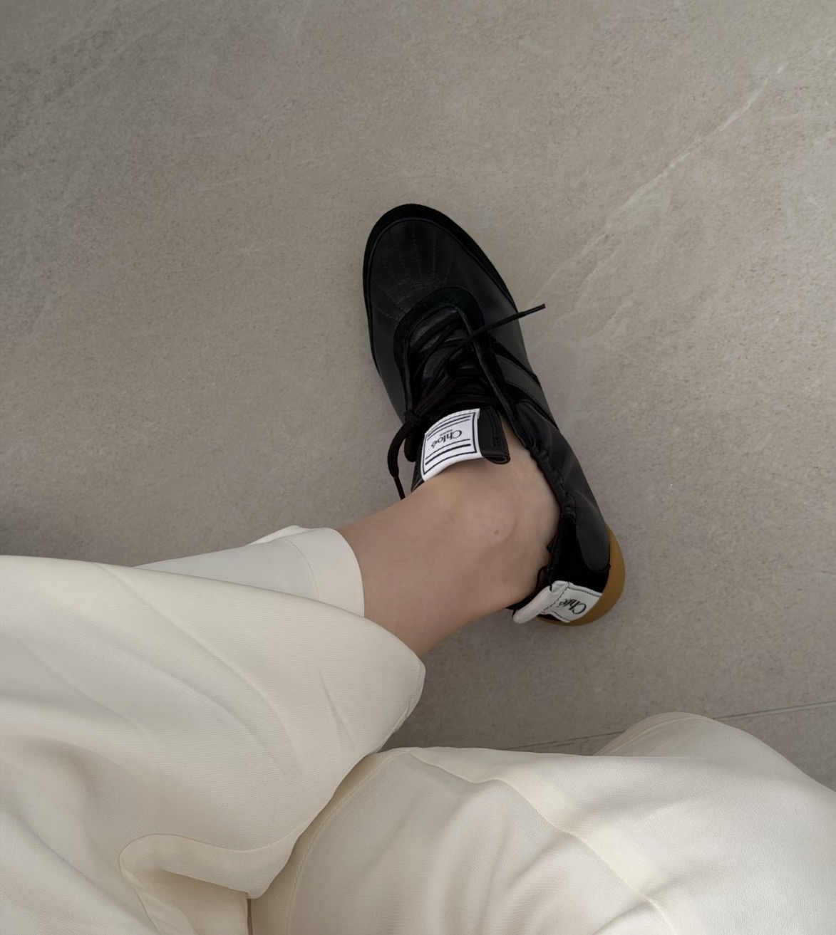 折後✨🆕訂貨📮Chloe kick sneaker  Size 36/37/38/39/40 黑武士色🖤🩶