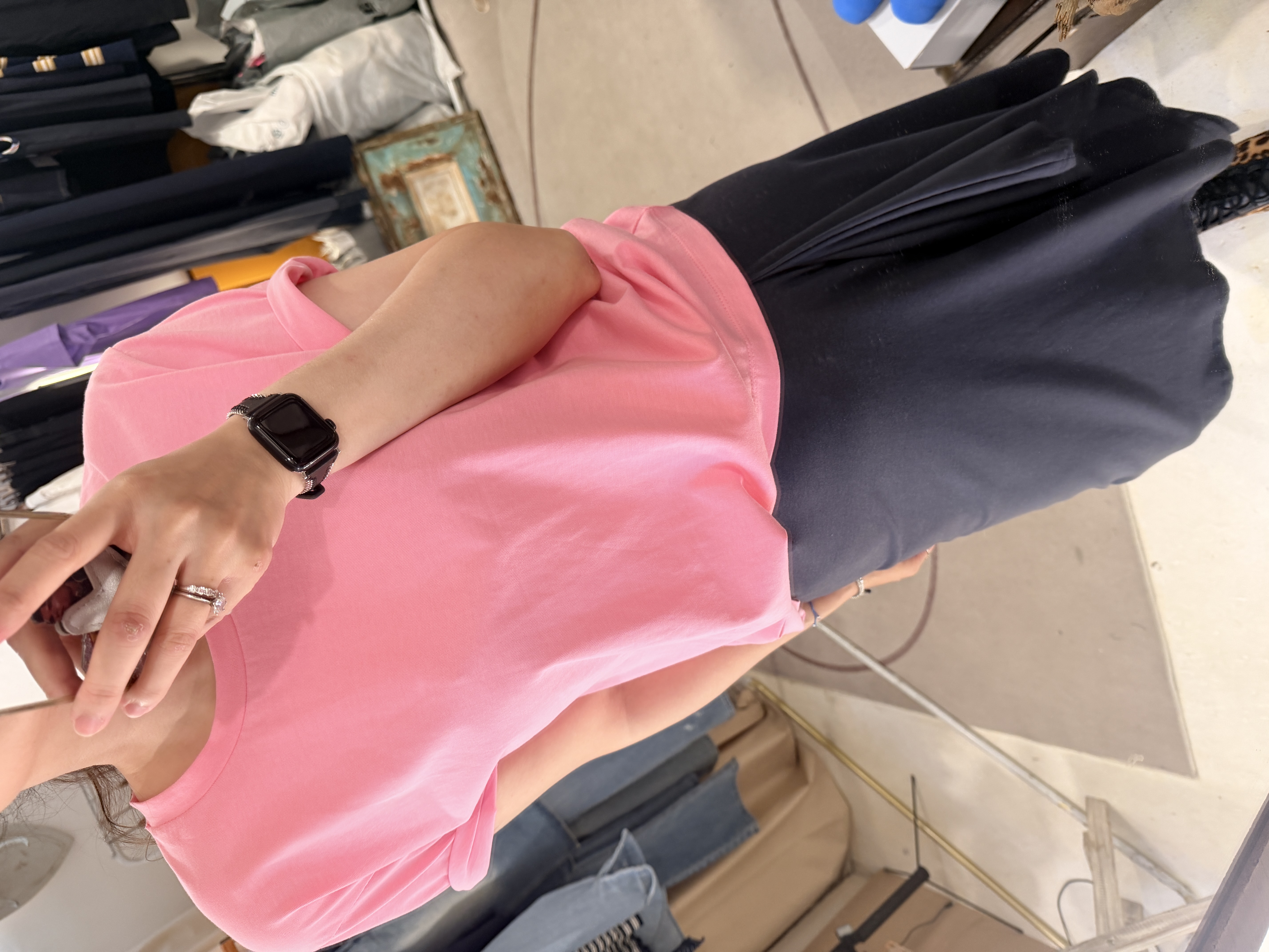 Colourful basic tee