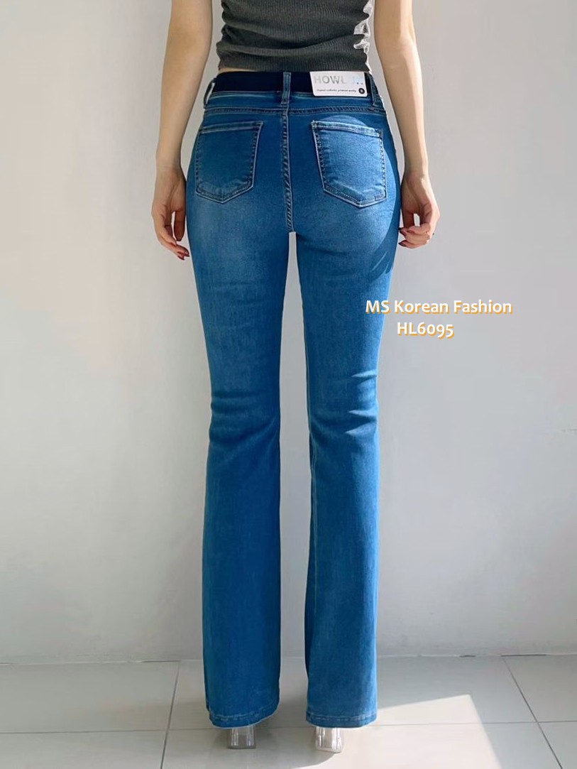 HL6095 韓國🌼Howluk牛奶面料全橡筋喇叭牛