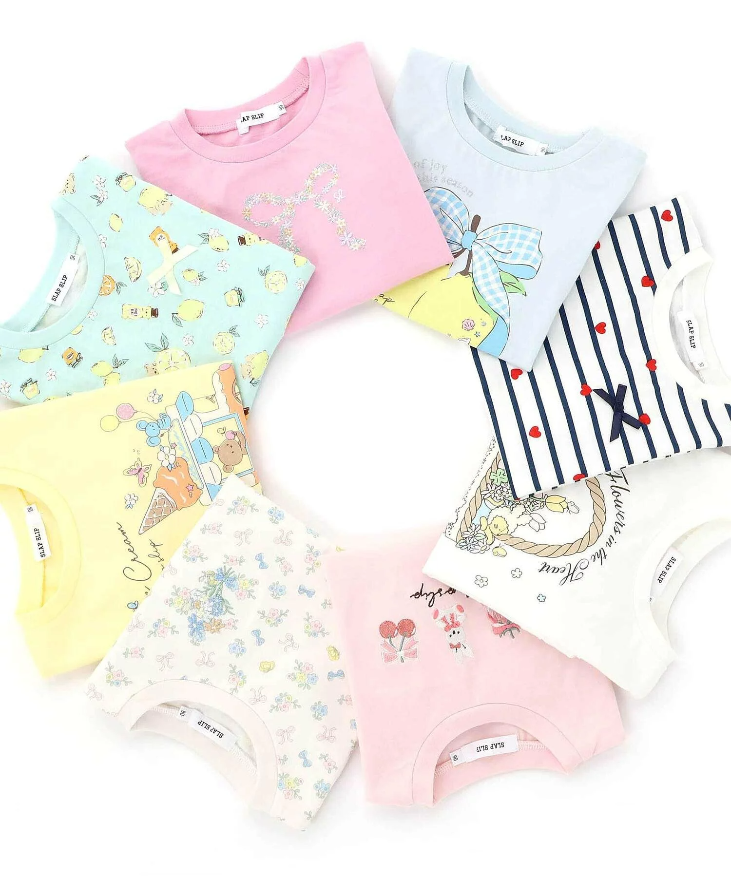 🆕【⭐訂購⭐】🌀 🇯🇵 日本直送  防污處理 有機棉 女童短袖TEE［8款選］🌀 [ELCA-0154][260405]