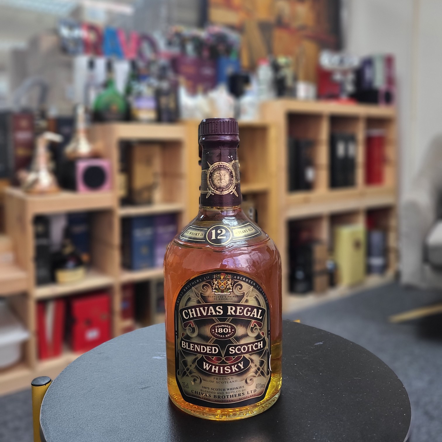 80年代芝華士)Chivas regal 12 years old blended scotch whisky 750ml