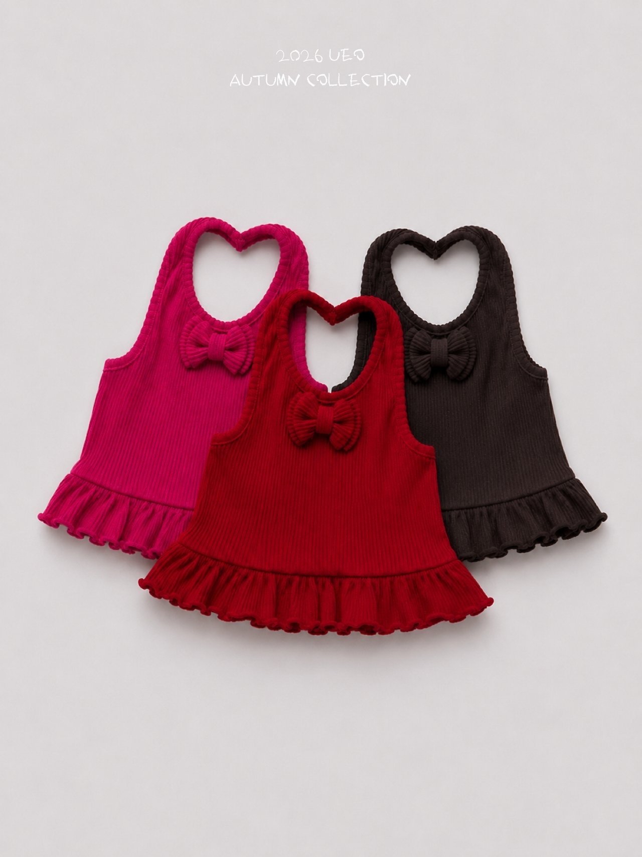 Girls | Ribbon Frill Halter Neck