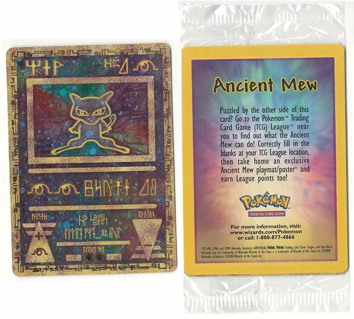Ancient Mew Wizards Unopened Pack