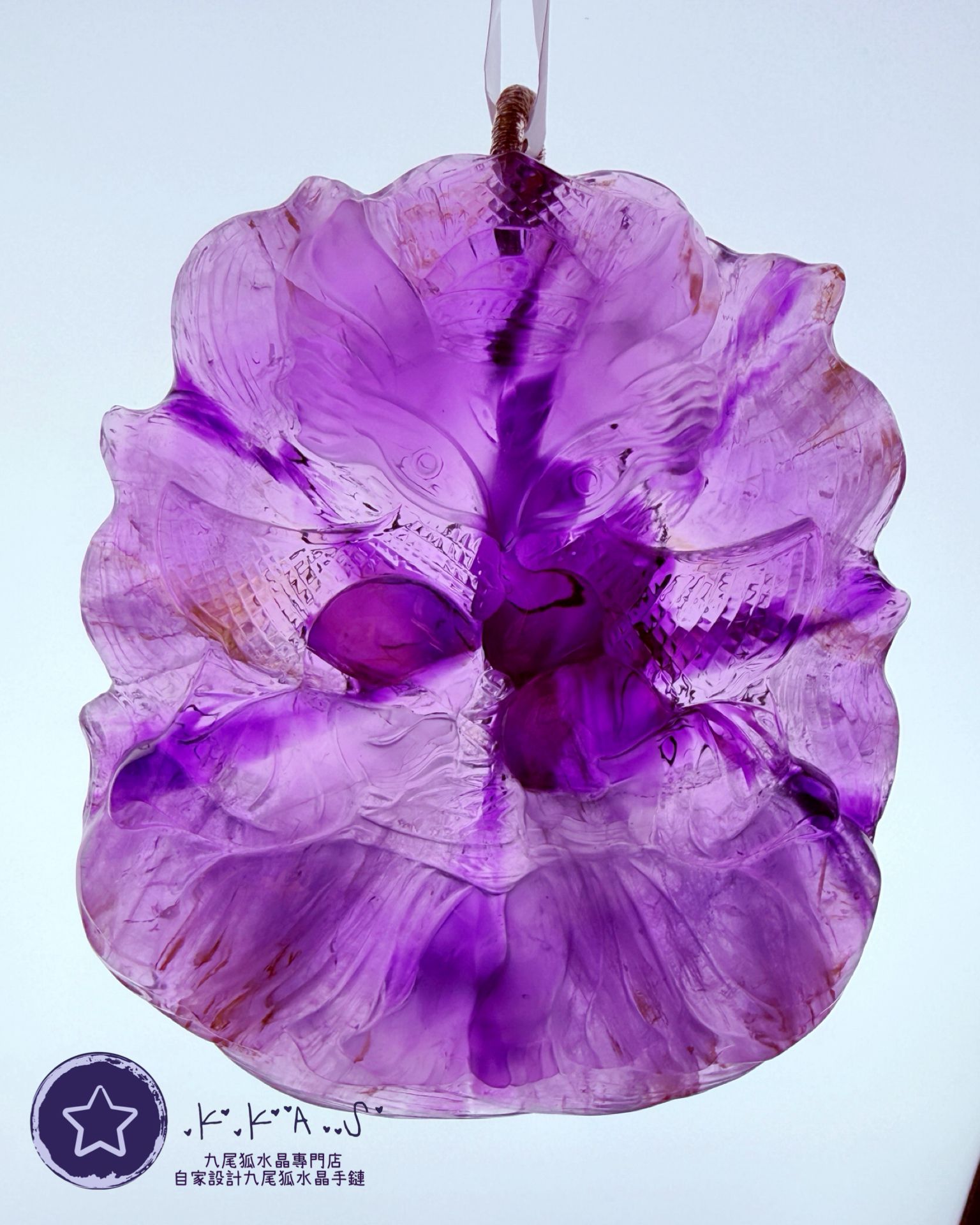 K00093 Black Label 紫超七 將軍狐 - 吊墜