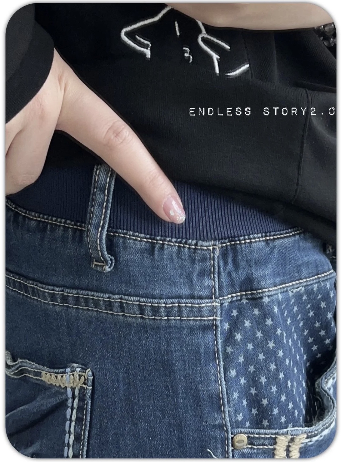 軟熟全橡筋腰小鬆身牛