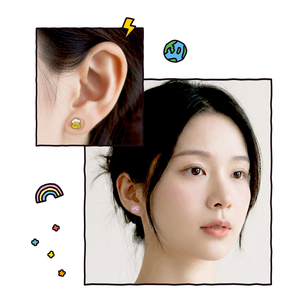 📦訂購 台灣限定 STORY 故事銀飾 x JOGUMAN 恐龍系列 耳環