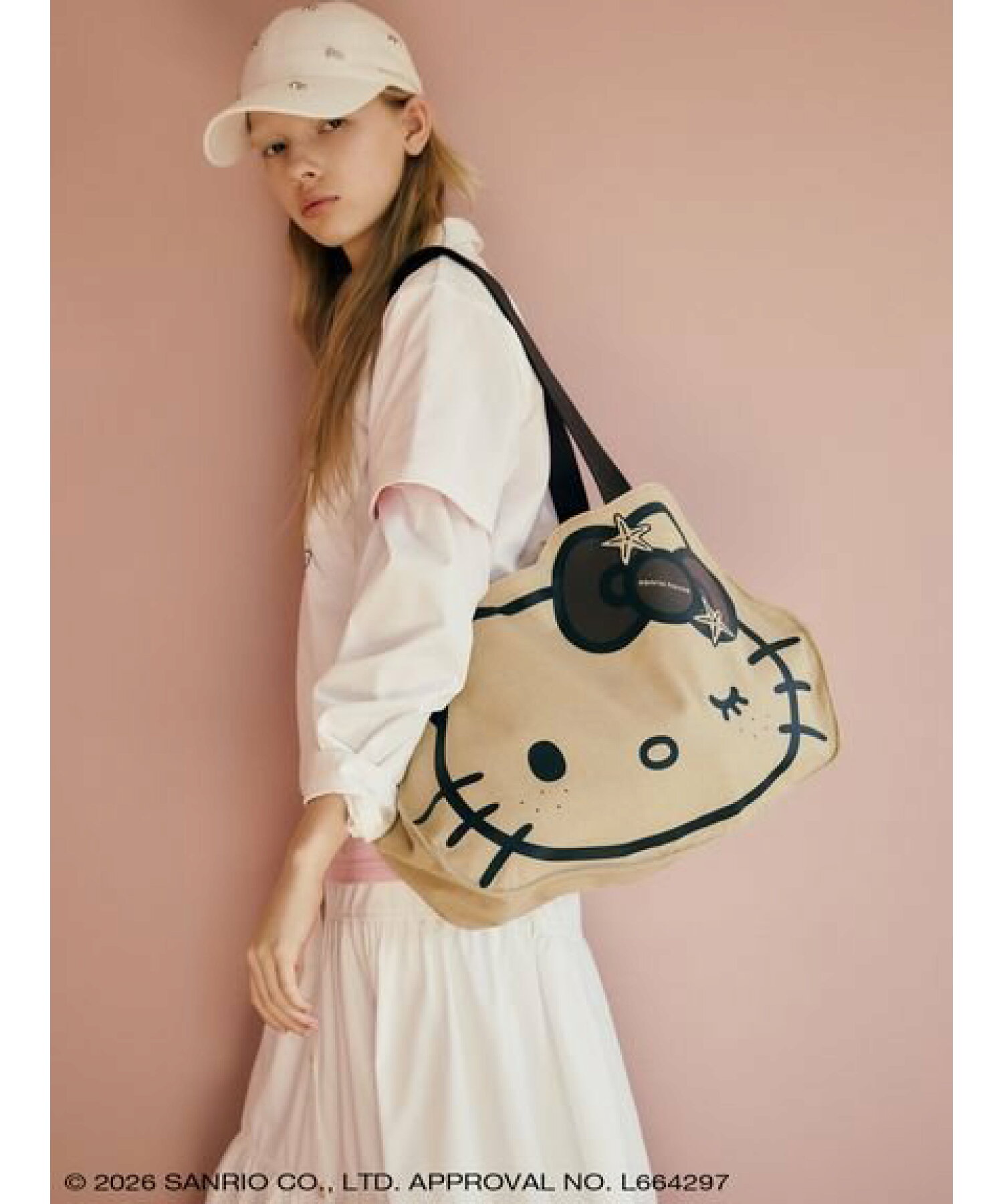 🆕【⭐訂購⭐】 🇯🇵日本直送 🌀 #SanrioHouse #Kitty 臉型 大容量單肩包［4款選］🌀[ELDD-0034][260425]