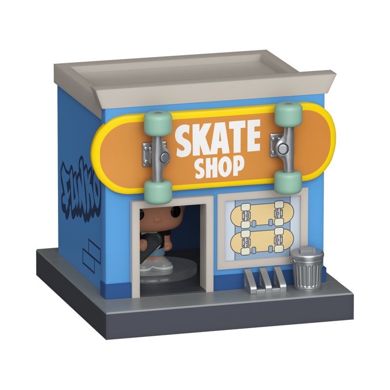 📦訂購 美國代購 Bitty Pop! Towns Skateboarder & Skate Shop Figure 模型