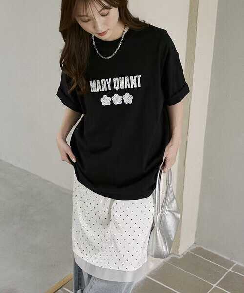 預訂 MARY QUANT×PUBLUX花朵短袖Tee [貨號26A566]