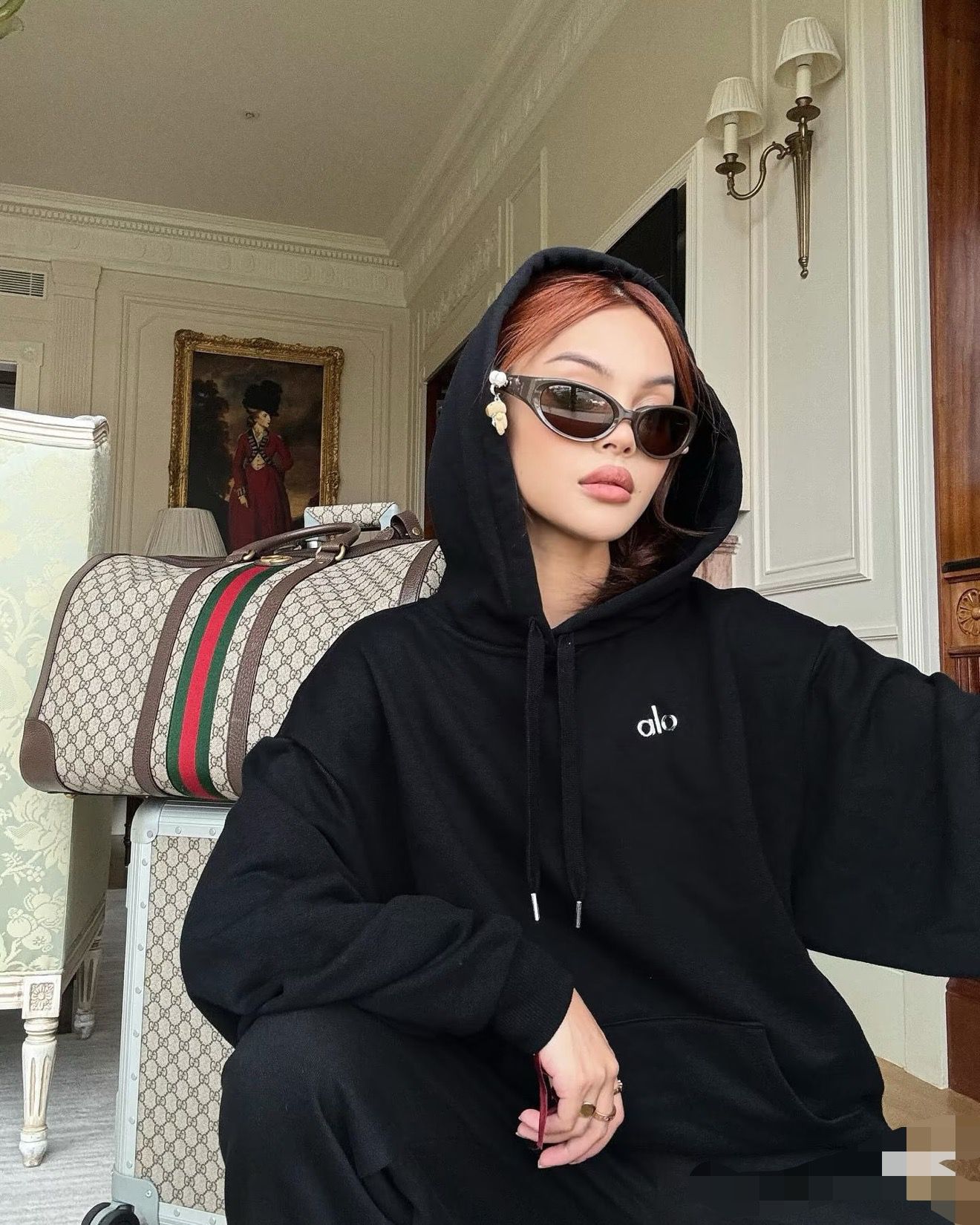 $230件。 Alo春季新款字母衛衣帽衫