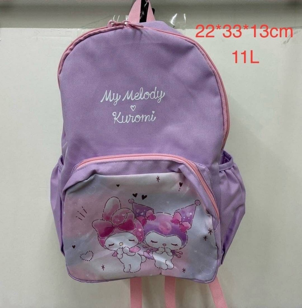 Sanrio MY MELODY KUROMI 背囊 - 01260315