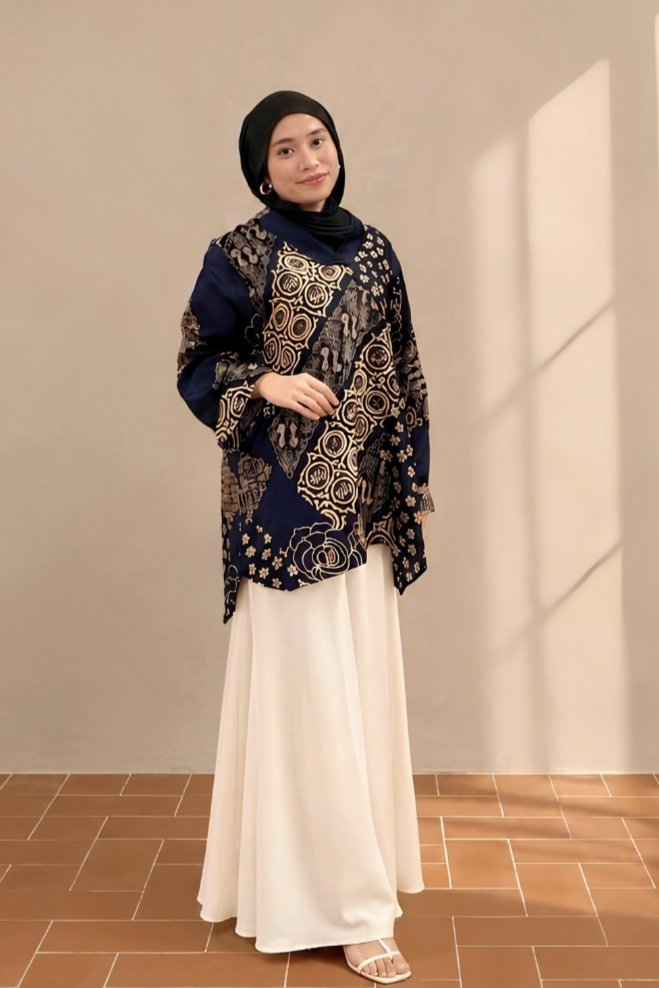 (TOP) KASIH NURUL HASANAH in Navy Blue