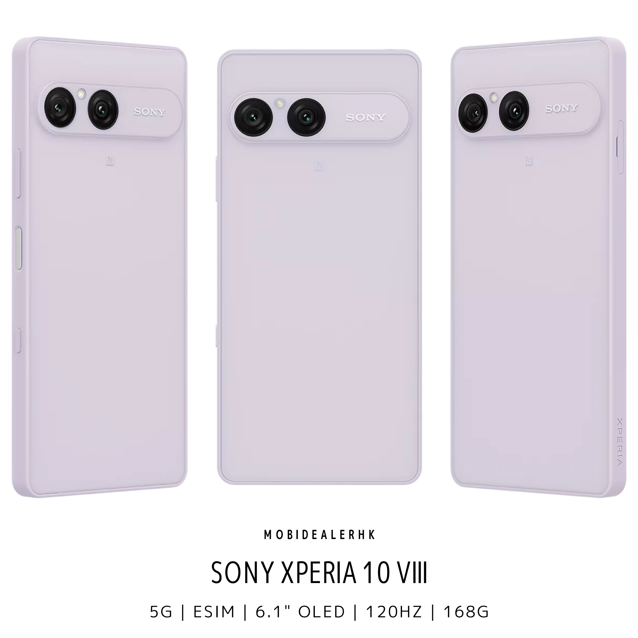 Sony Xperia 10 VIII | 索尼 Xperia 10 VIII | 5G | 智能手機 | 168g 極輕機身 | 6.1" OLED | 5000mAh | 3.5mm 耳機孔