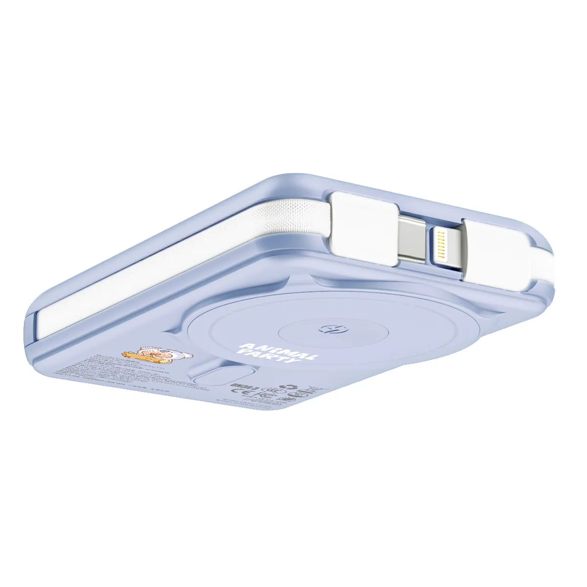 CCC | 3C認證 XPower x 罐頭豬LuLu🐷M10C+ 6合1 10000mAh多功能迷你20W PD3.0+ 磁吸無線快充移動電源