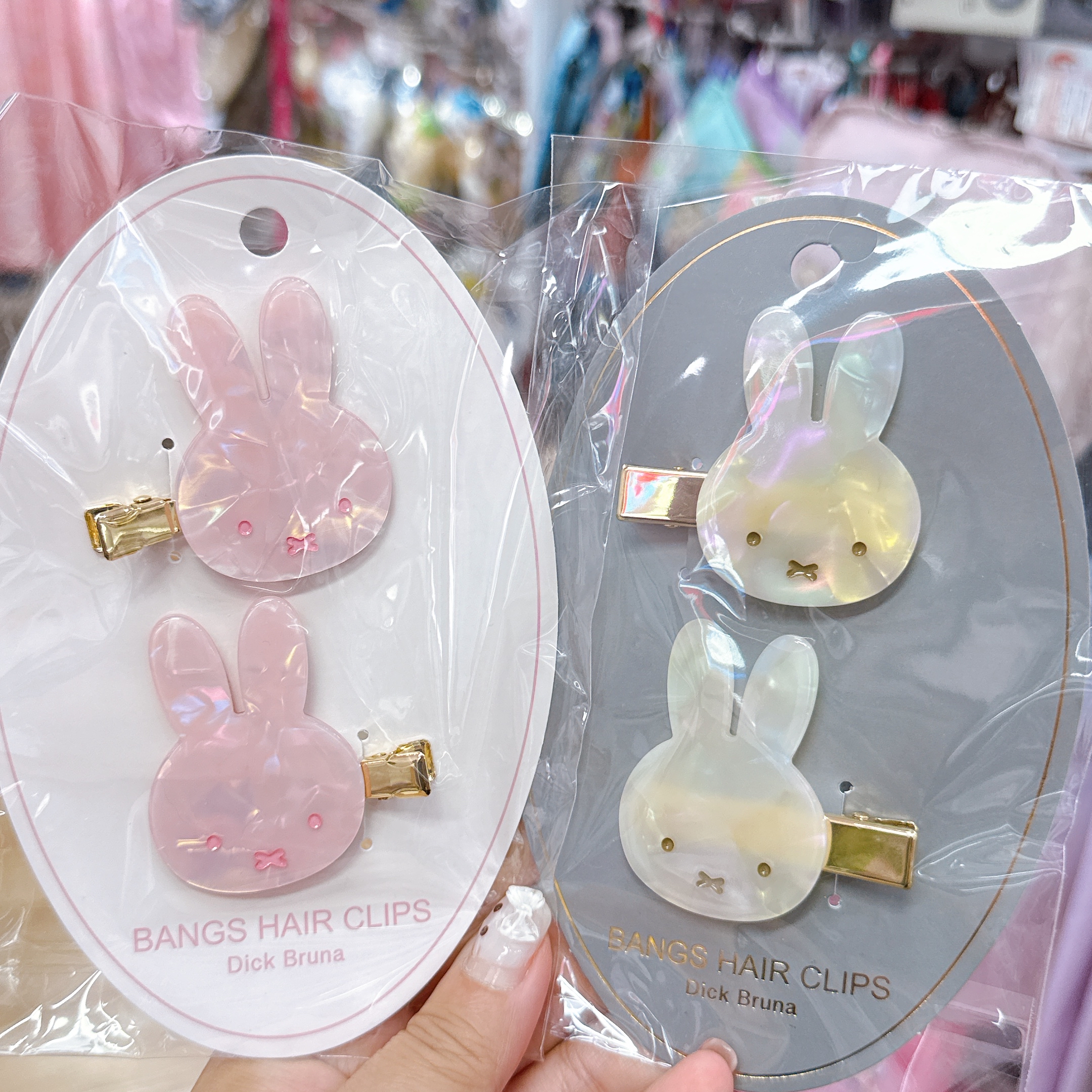 日本直送Miffy雲石系列髮夾