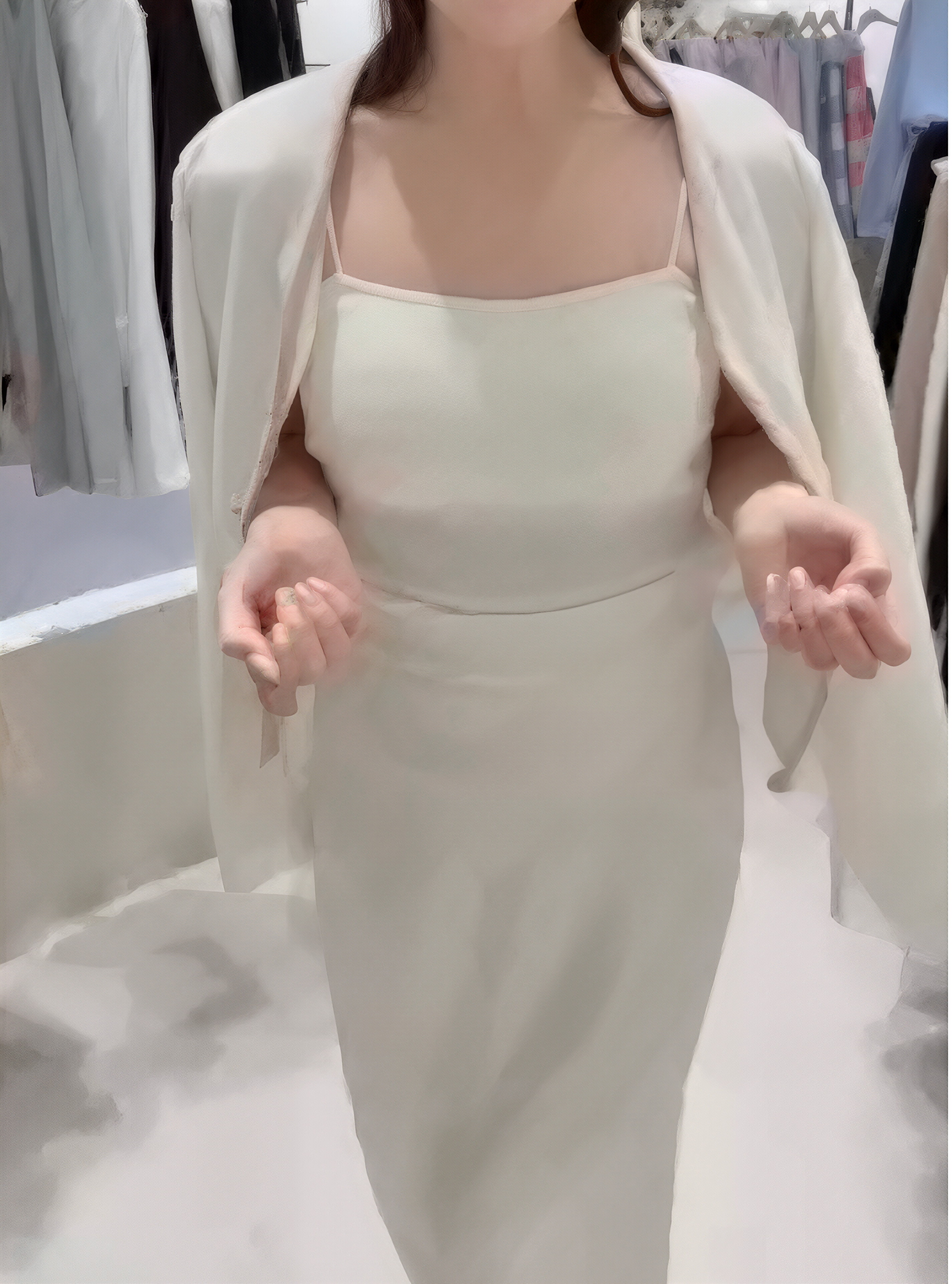 內薄絨毛的毛巾料彈性22/1 東大門檔口直播#ff2734