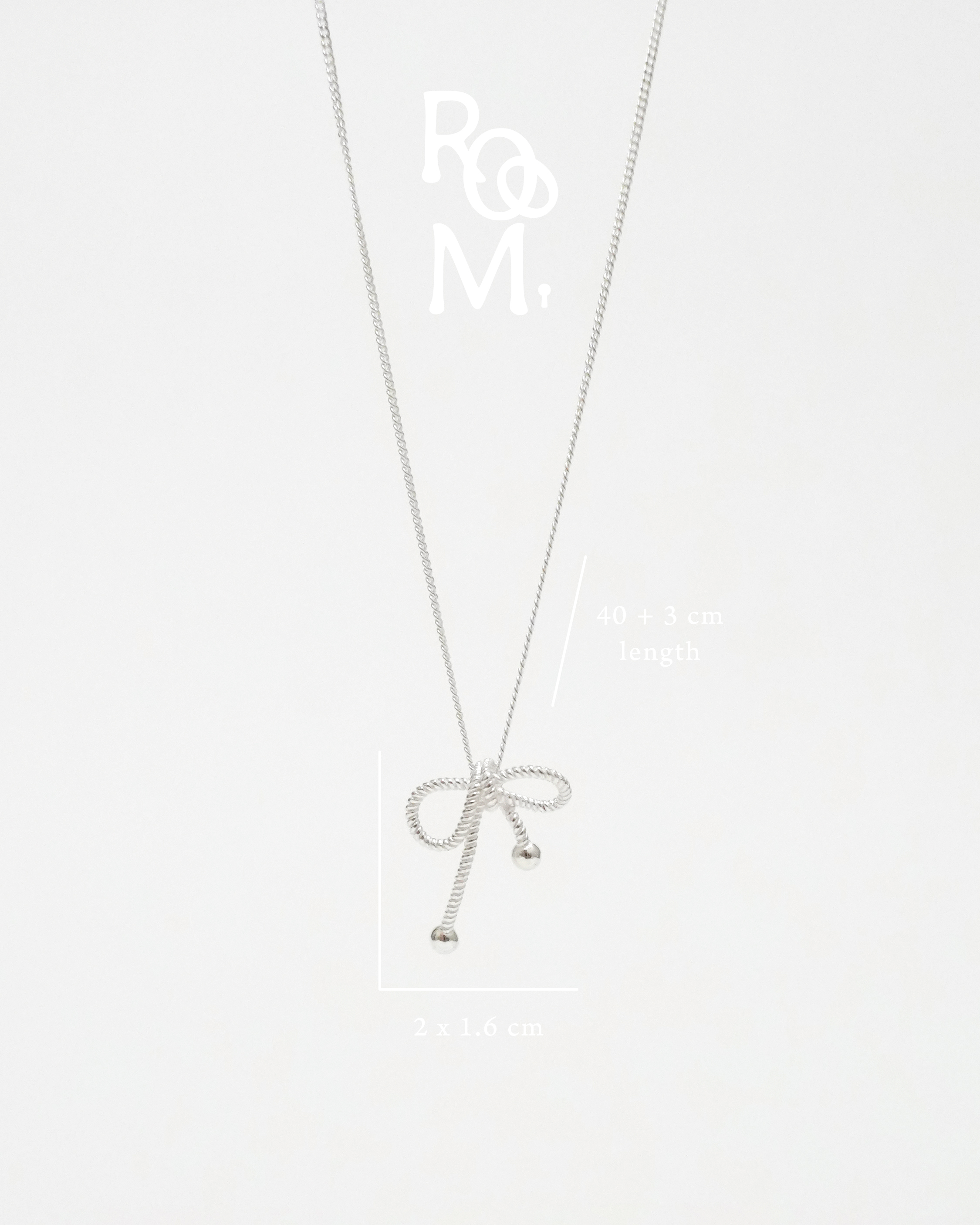 Intertwined Ribbon Necklace