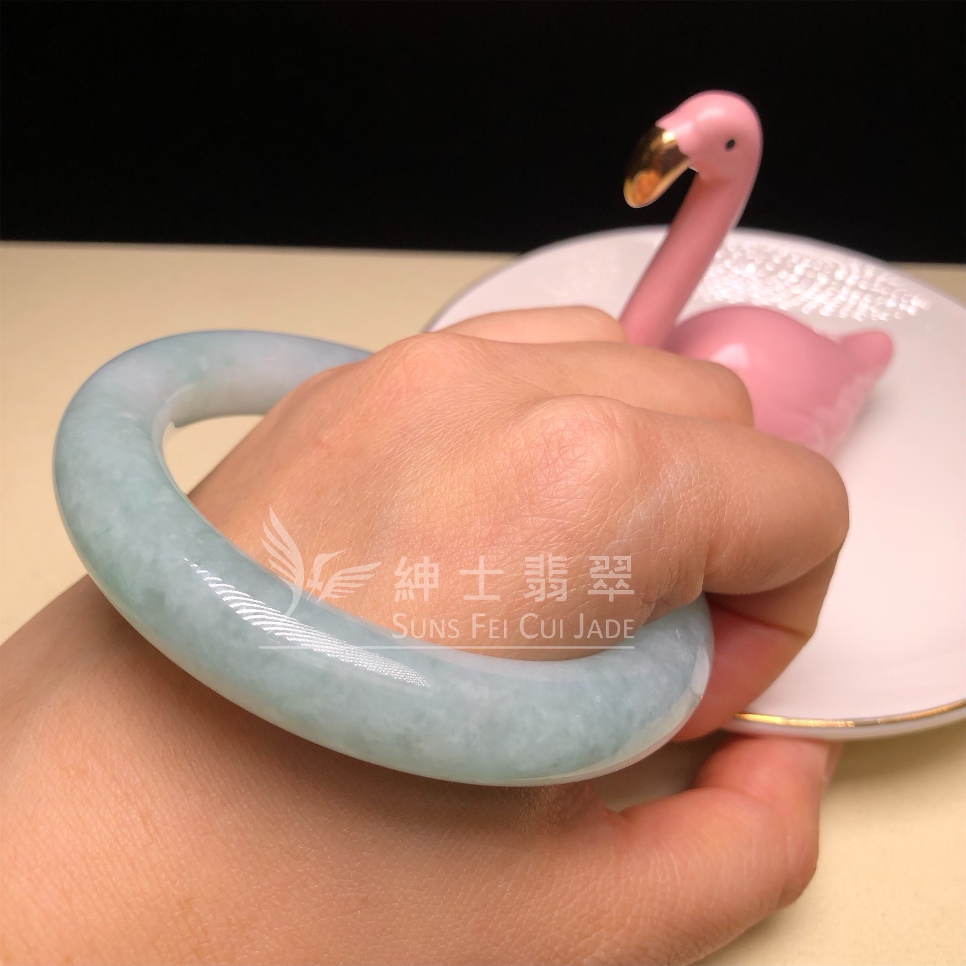 湖水綠圓鐲56.2mm C06225