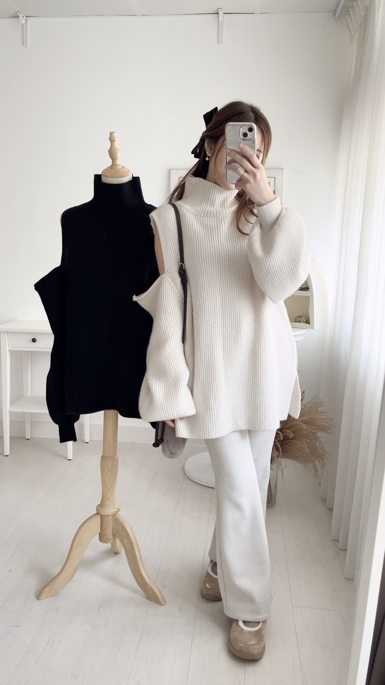 必購💡2-WAY鈕扣懶洋洋毛衣(JP)［象牙色］101056