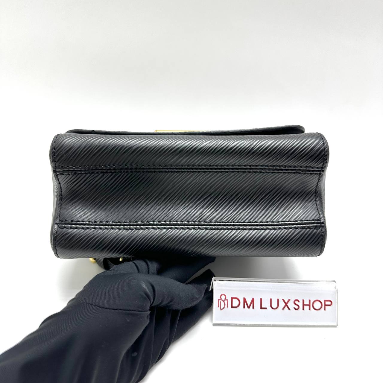 LV Black Epi Twist PM GHW
