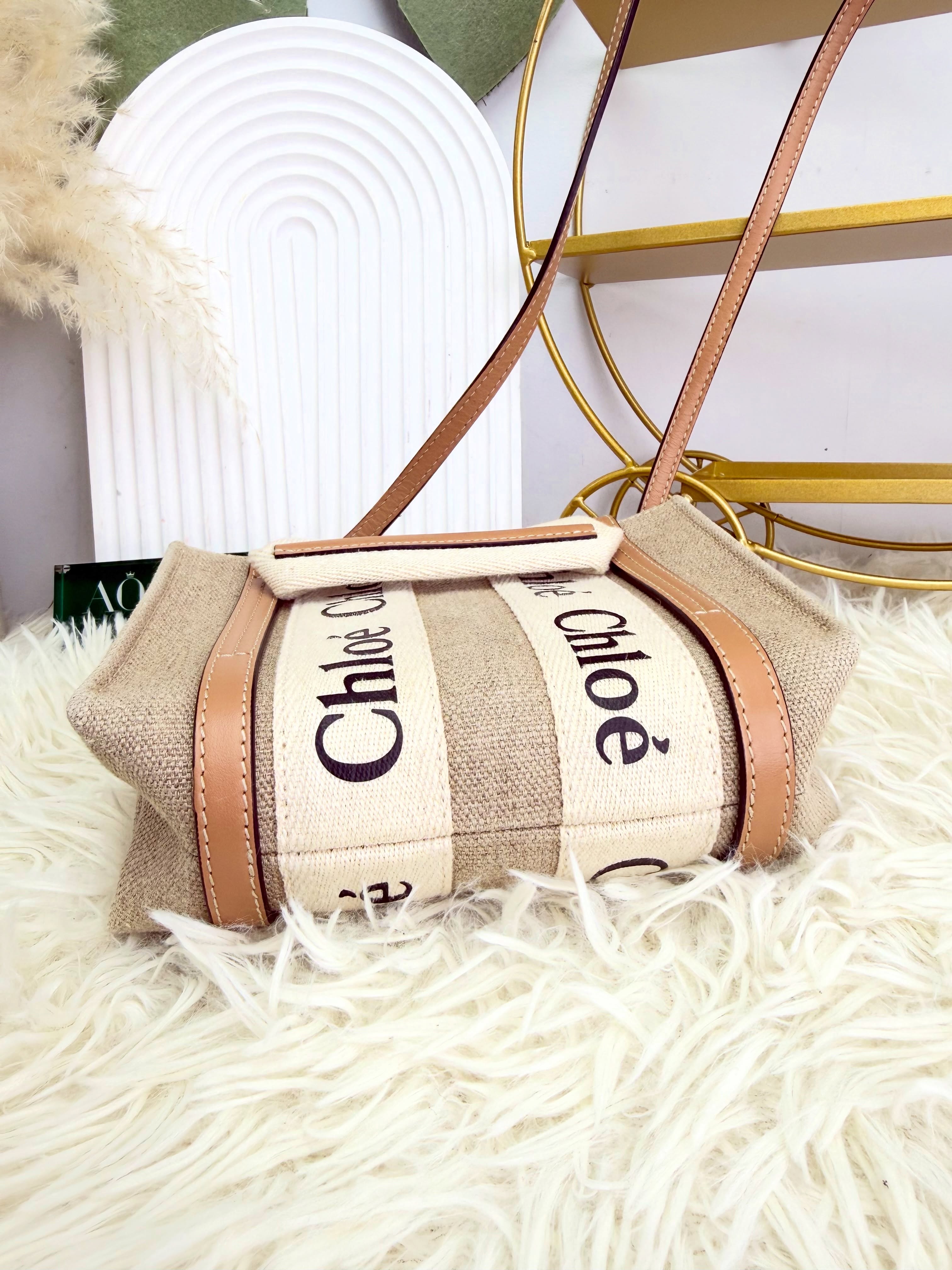 Chloe 👜 PRE OWNED 🛍️ mini wood 奶茶色🤎