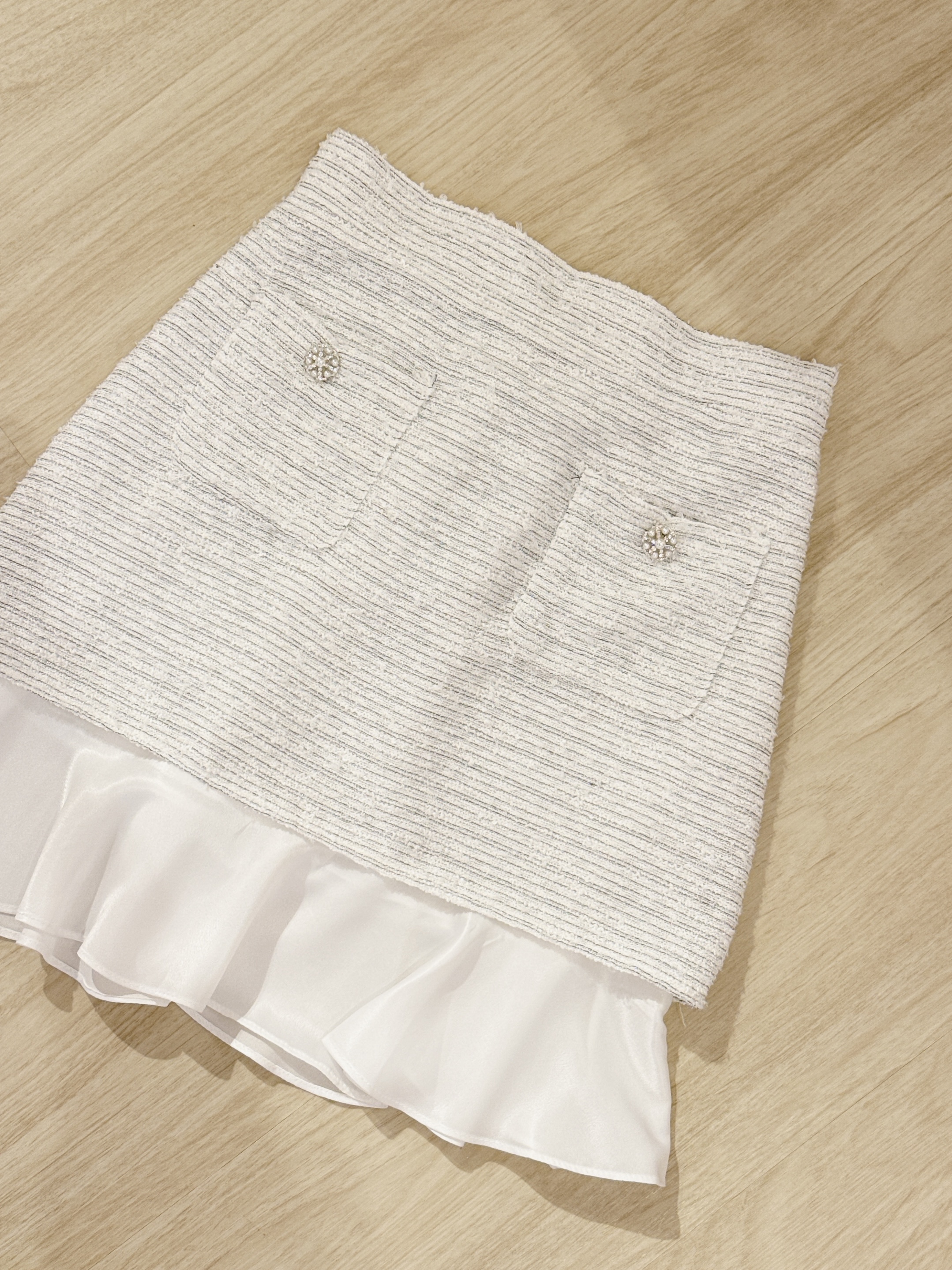 #HANNA-made# Little mermaid coco tweed skirt