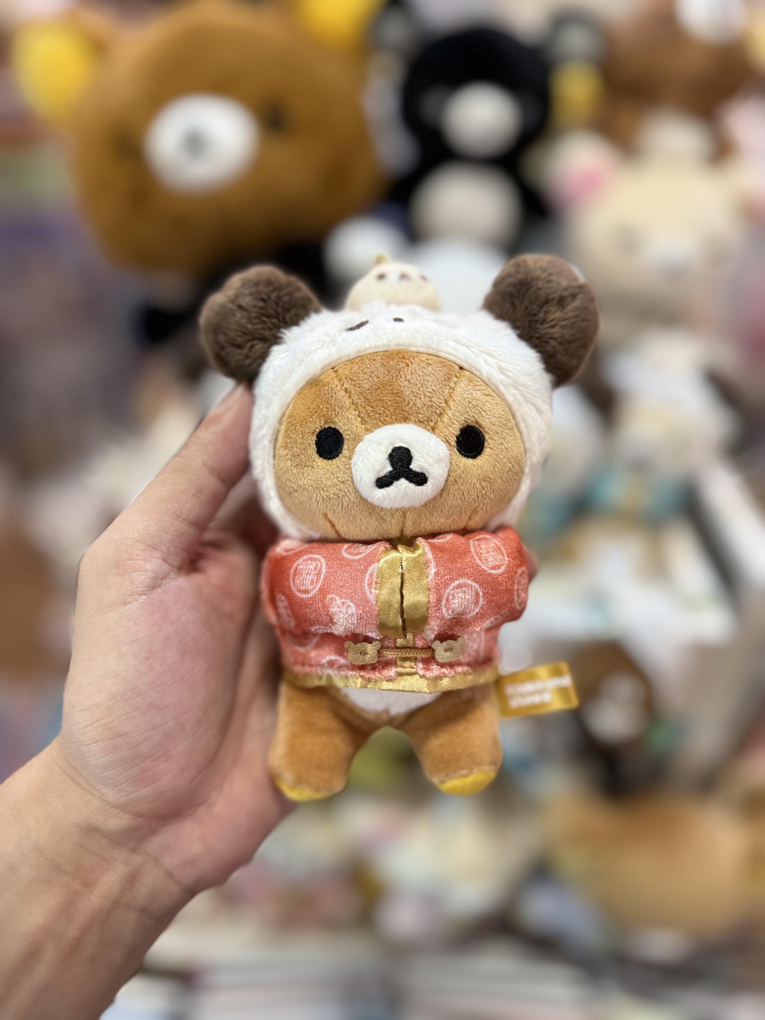 《現貨》全新日本Rilakkuma神戶/橫濱專店限定中華造型掛飾