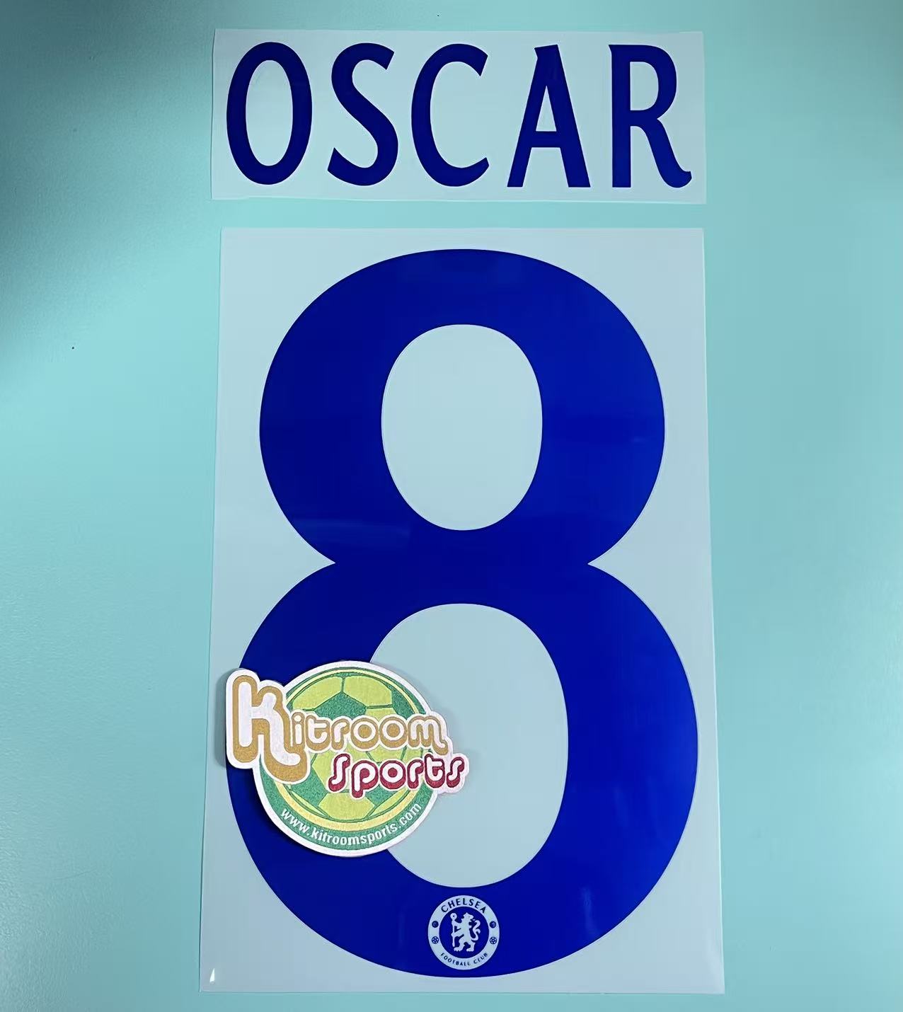 2014-15 Chelsea Away UCL Nameset #8 OSCAR