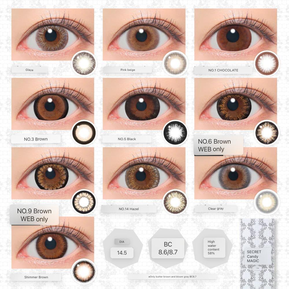 Secret Candy Magic Contact Lenses 【1day】