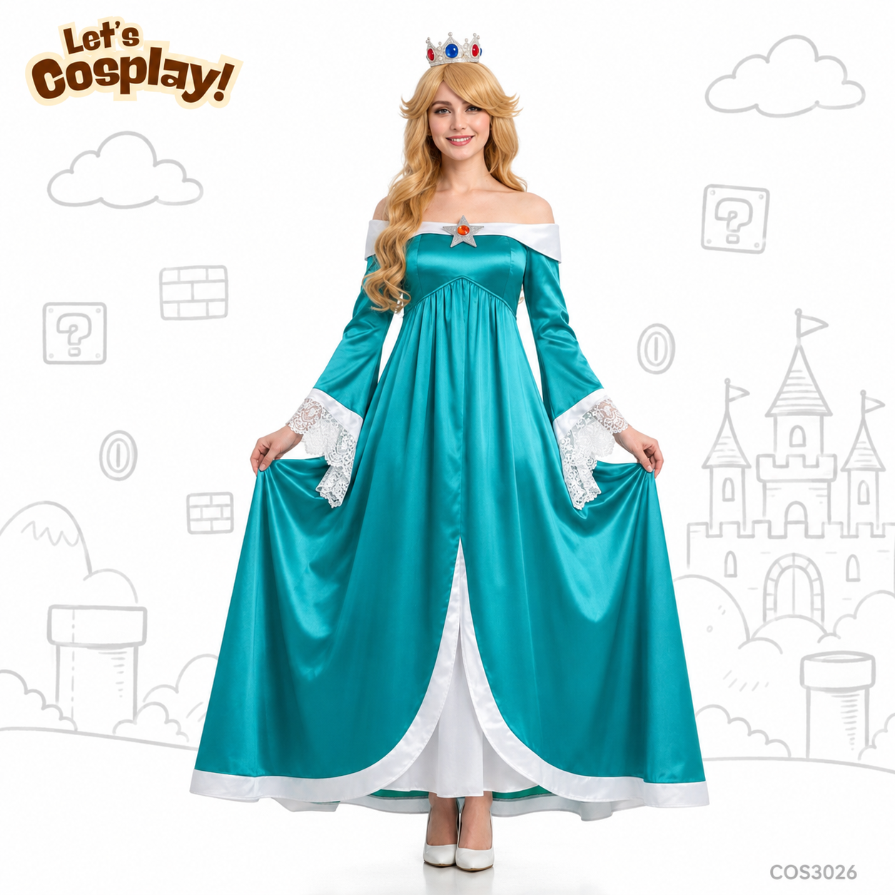 大阪環球影城 Mario Land 打卡服｜成人公主主題服｜萬聖節・聖誕節 Costume