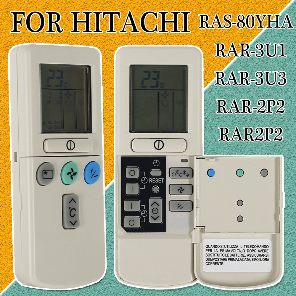 Telecomando del condizionatore d'aria per Hitachi Ras-80yha Rar-3u1 Rar-3u3  Rar-2p2 Rar2p2