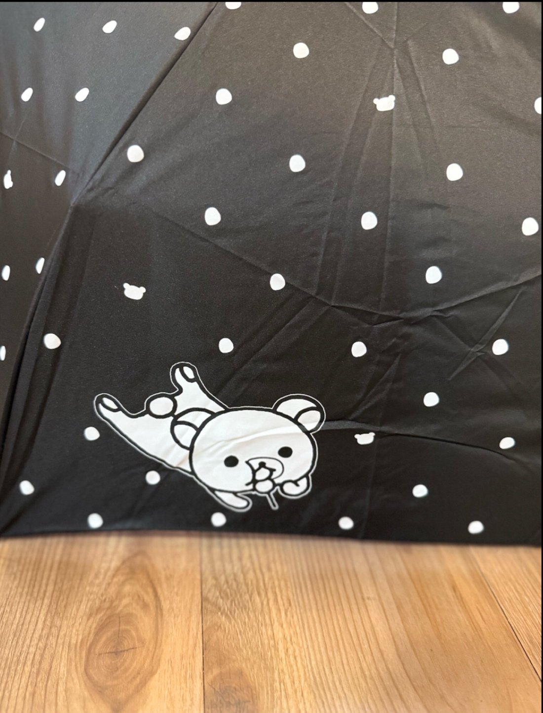 《現貨》全新韓國限定 Rilakkuma黑白系列防UV輕身縮骨雨傘