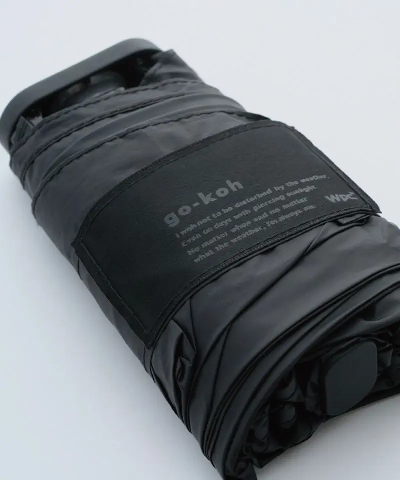 現貨🌸日本直送 |Wpc. - go-koh超緊湊縮骨遮雨傘/100%完全遮光折疊式遮陽傘/晴雨兼用雨具[50cm]UPF50+