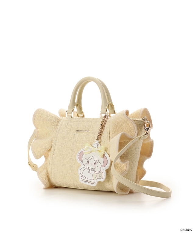 🎀【預訂】Lil ala mode×SAMANTHAVEGA 荷葉邊手提包 - Souffle