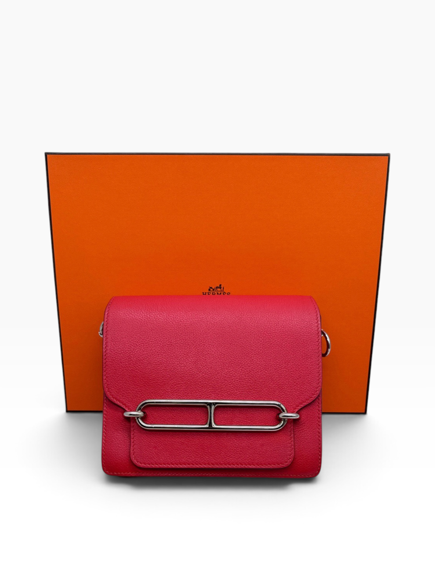 Pre owned hermes roulis mini stamp X/ Y08211